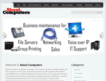 Tablet Screenshot of aboutcomputers.ie